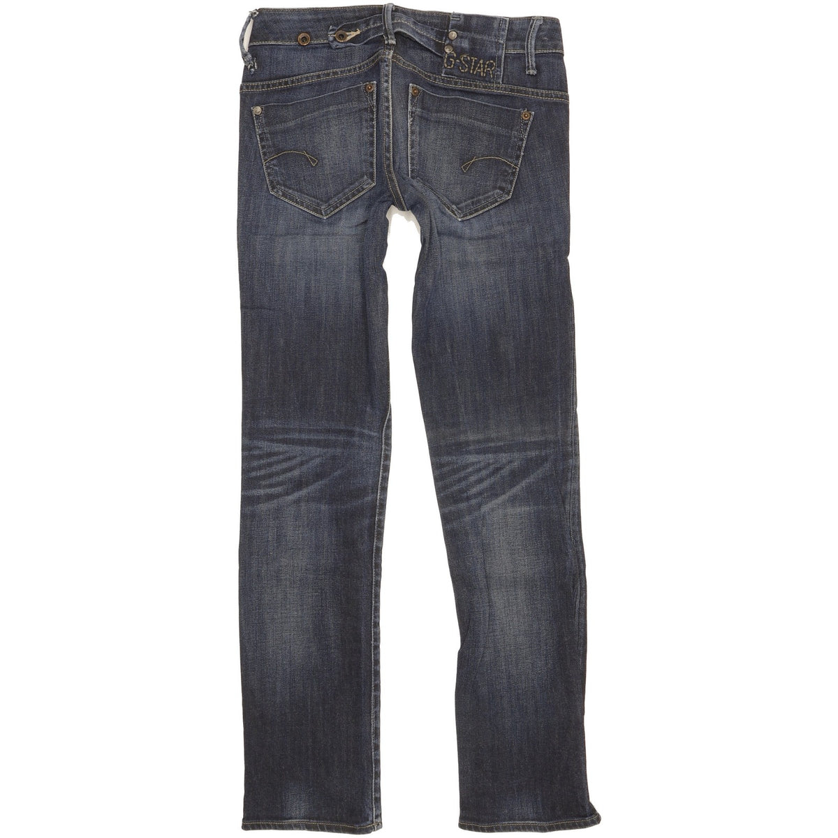 G-Star Midge Women Blue Straight Slim Stretch Jeans W25 L31