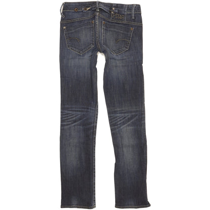 G-Star Midge Women Blue Straight Slim Stretch Jeans W25 L31