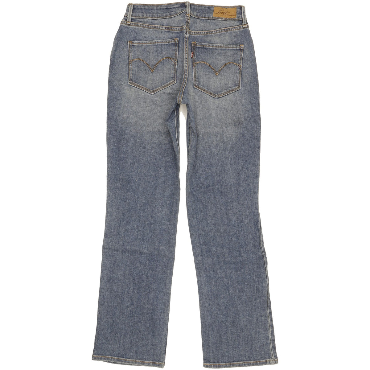 Levi's Bold Curve Women Blue Straight Classic Stretch Jeans W28 L30