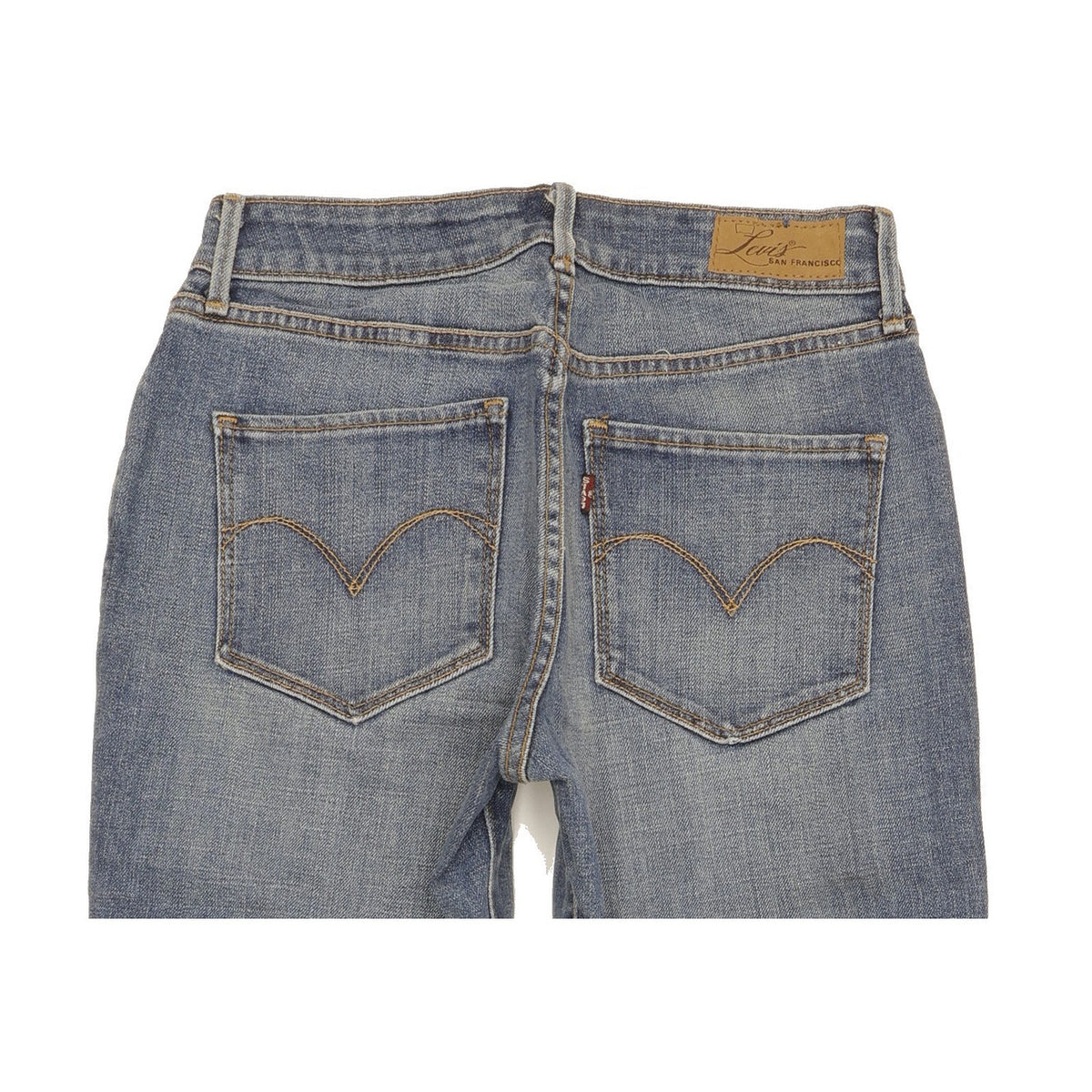 Levi's Bold Curve Women Blue Straight Classic Stretch Jeans W28 L30