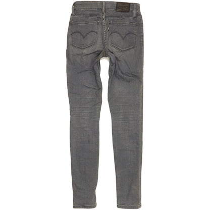 Levi's 711 Women Blue Skinny Slim Stretch Jeans W25 L30