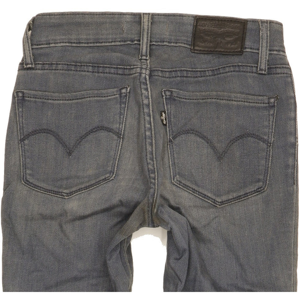 Levi's 711 Women Blue Skinny Slim Stretch Jeans W25 L30