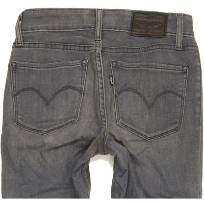 Levi's 711 Women Blue Skinny Slim Stretch Jeans W25 L30