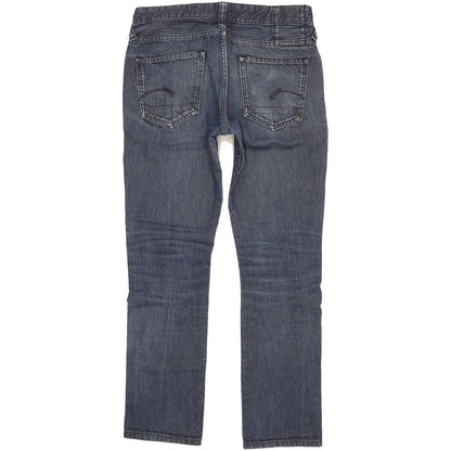 G-Star Core Sec Men Blue Straight Slim Jeans W31 L29