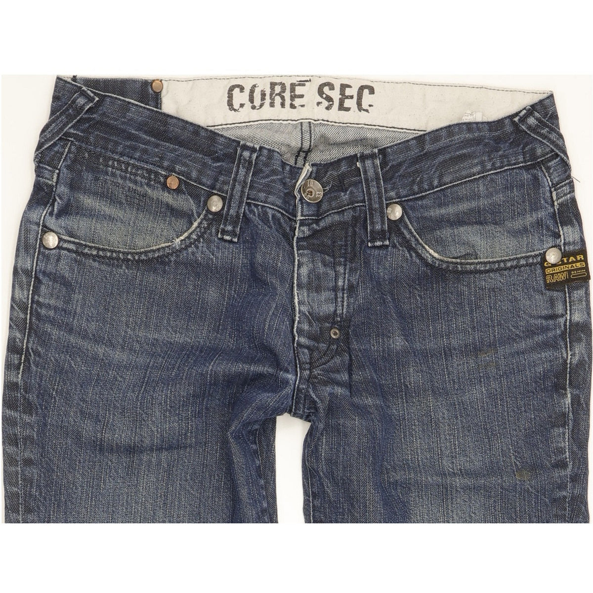 G-Star Core Sec Men Blue Straight Slim Jeans W31 L29