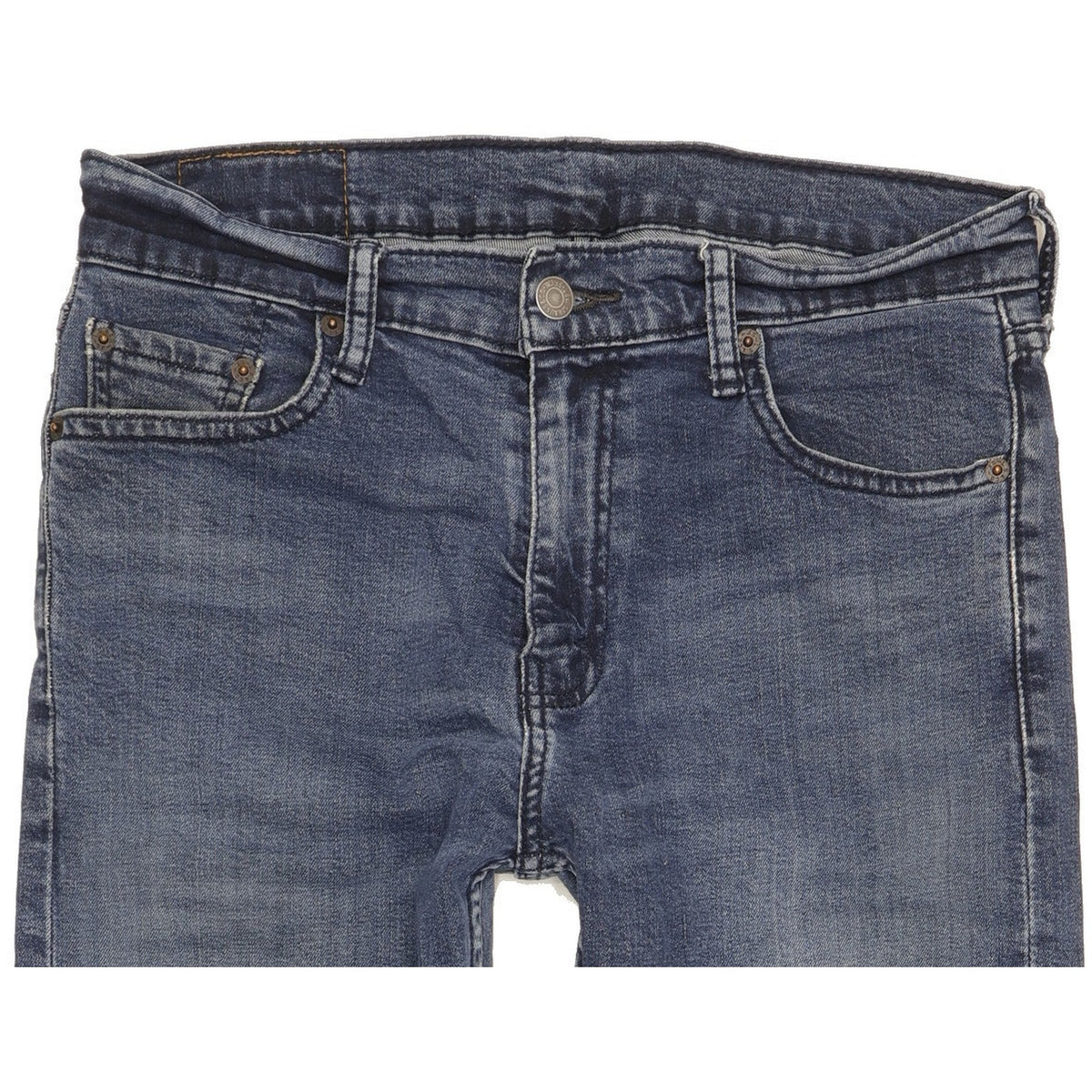 Levi's 513 Men Blue Straight Slim Stretch Jeans W30 L31