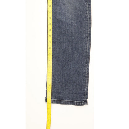 Levi's 513 Men Blue Straight Slim Stretch Jeans W30 L31