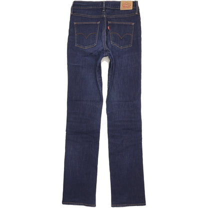 Levi's Slimming Women Blue Straight Slim Stretch Jeans W29 L34