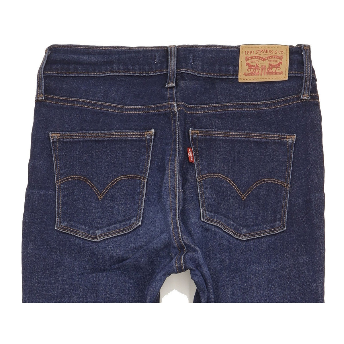 Levi's Slimming Women Blue Straight Slim Stretch Jeans W29 L34