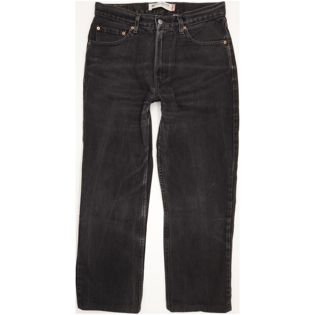 Levi's 505 Men Black Straight Regular Jeans W33 L27