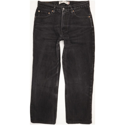 Levi's 505 Men Black Straight Regular Jeans W33 L27