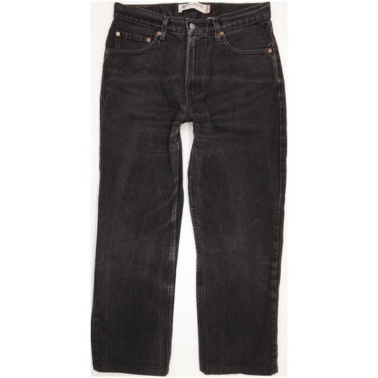 Levi's 505 Men Black Straight Regular Jeans W33 L27