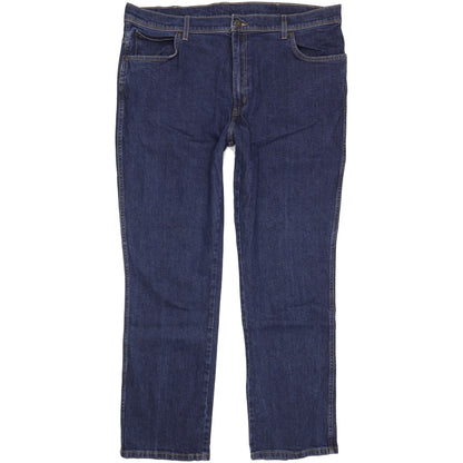 Wrangler Men Blue Straight Regular Stretch Jeans W42 L32