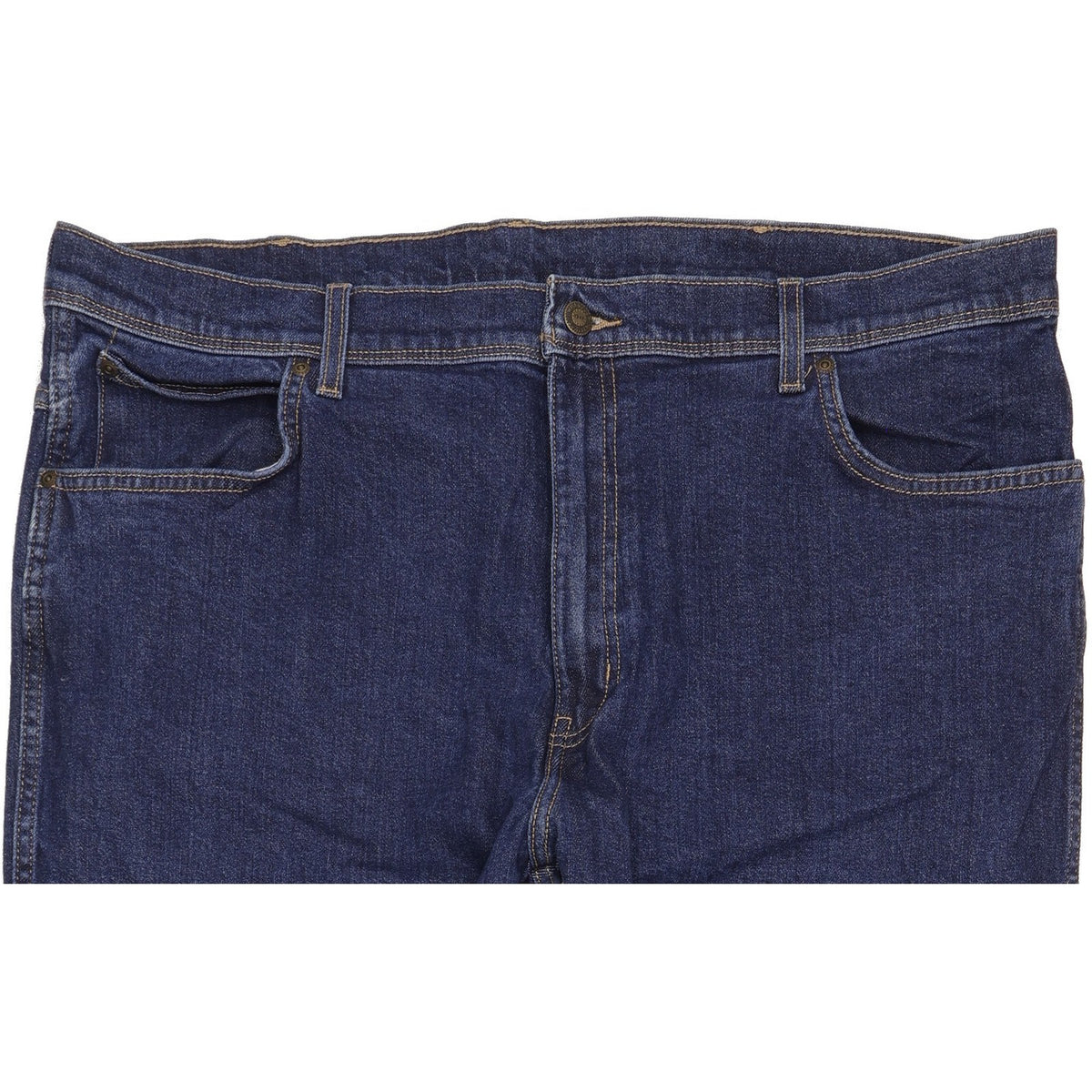 Wrangler Men Blue Straight Regular Stretch Jeans W42 L32