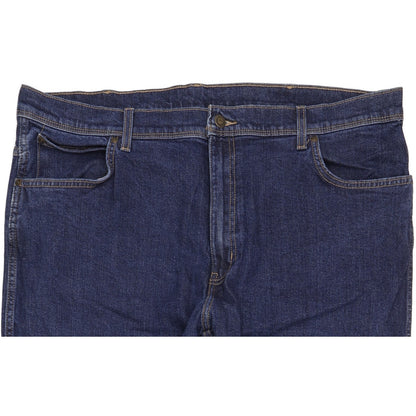 Wrangler Men Blue Straight Regular Stretch Jeans W42 L32