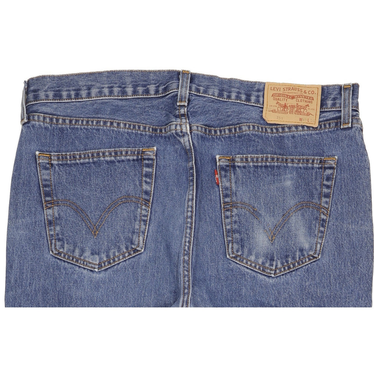 Levi's 751 Men Blue Straight Regular Jeans W38 L30