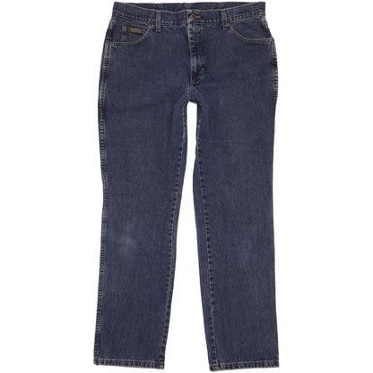 Wrangler Texas Men Blue Straight Regular Jeans W37 L33