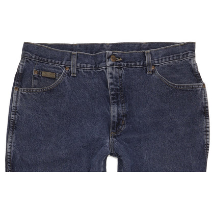 Wrangler Texas Men Blue Straight Regular Jeans W37 L33