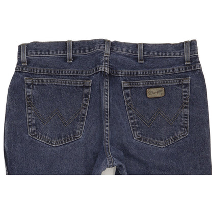 Wrangler Texas Men Blue Straight Regular Jeans W37 L33