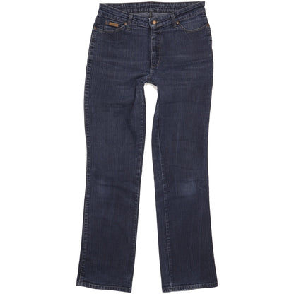 Wrangler Blue Bootcut Regular Stretch Jeans High Waisted W34 L33