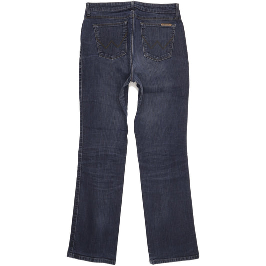 Wrangler Blue Bootcut Regular Stretch Jeans High Waisted W34 L33