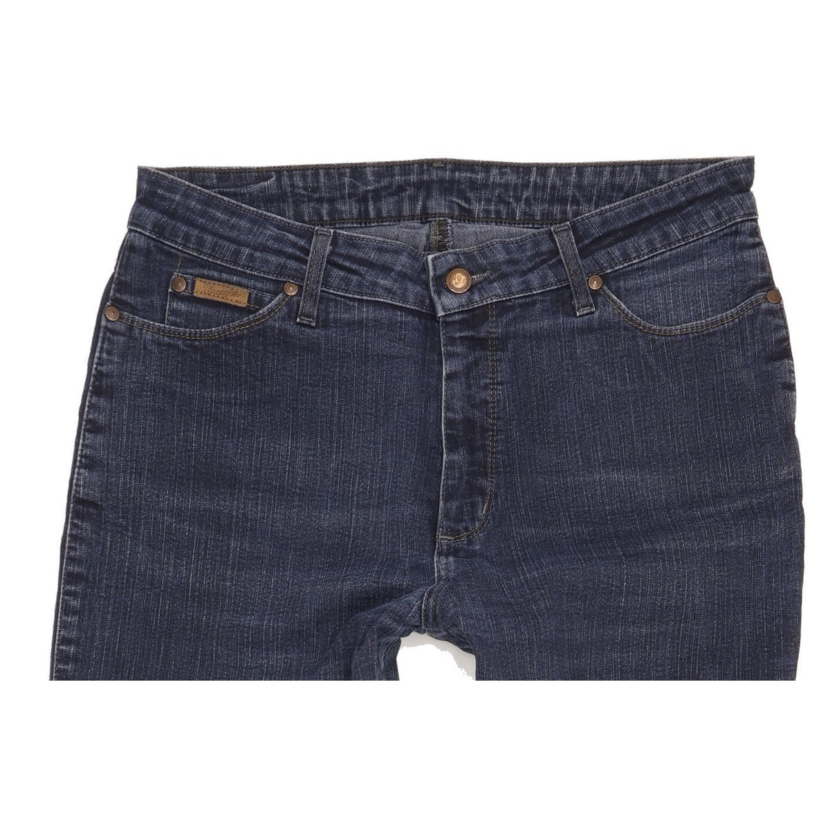 Wrangler Blue Bootcut Regular Stretch Jeans High Waisted W34 L33