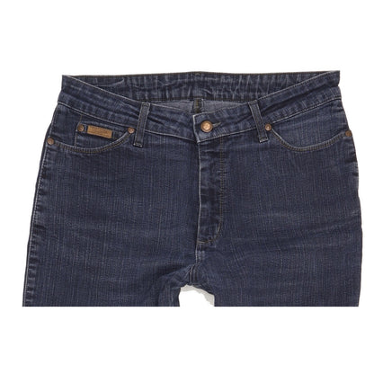 Wrangler Blue Bootcut Regular Stretch Jeans High Waisted W34 L33