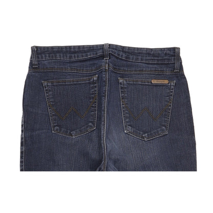 Wrangler Blue Bootcut Regular Stretch Jeans High Waisted W34 L33