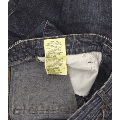 Wrangler Blue Bootcut Regular Stretch Jeans High Waisted W34 L33