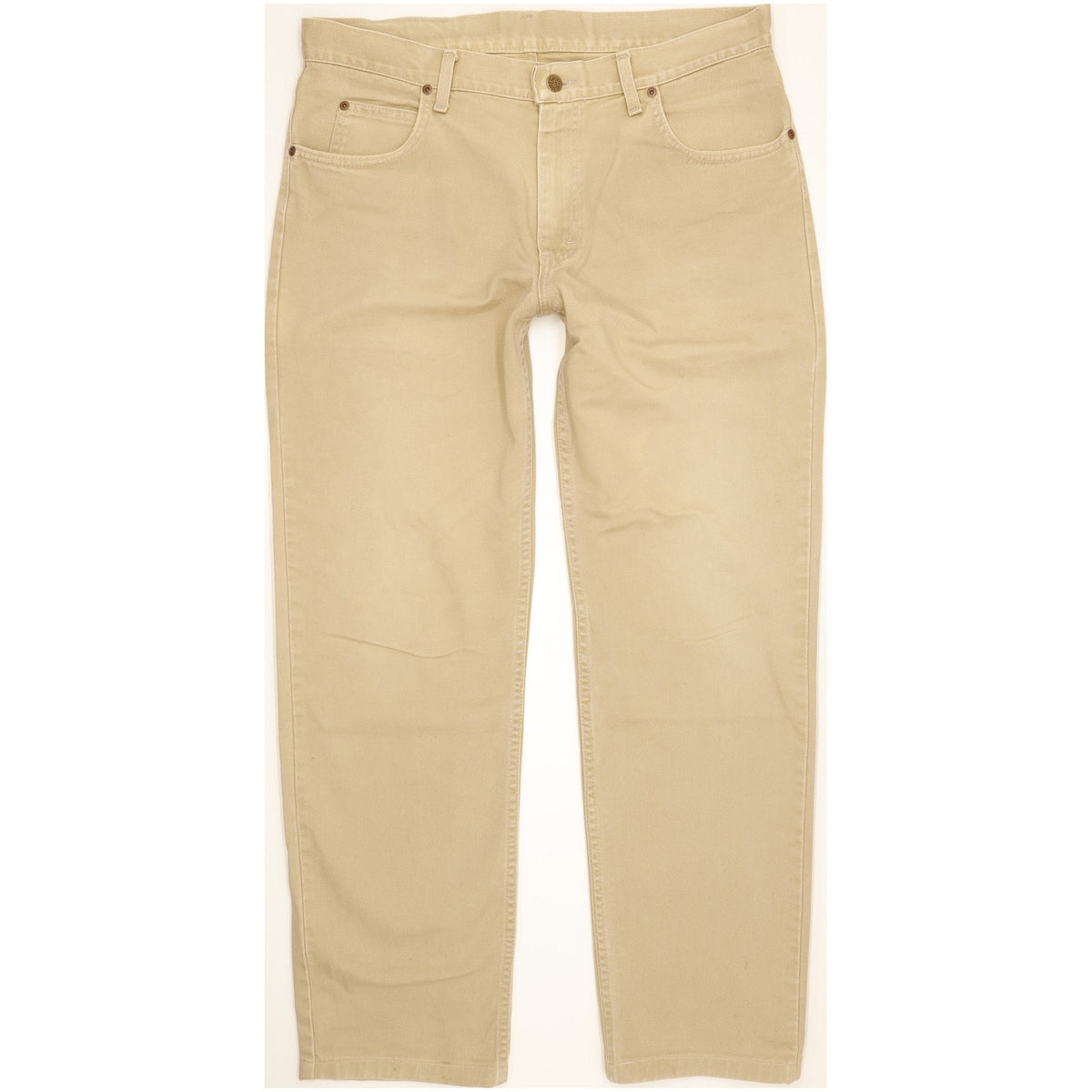Lee Brooklyn Men Beige Straight Regular Jeans W36 L31
