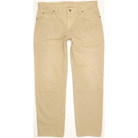 Lee Brooklyn Men Beige Straight Regular Jeans W36 L31