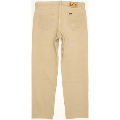 Lee Brooklyn Men Beige Straight Regular Jeans W36 L31
