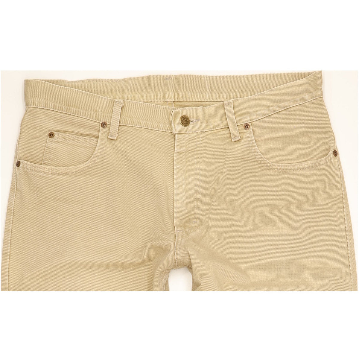 Lee Brooklyn Men Beige Straight Regular Jeans W36 L31