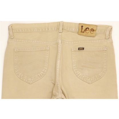Lee Brooklyn Men Beige Straight Regular Jeans W36 L31