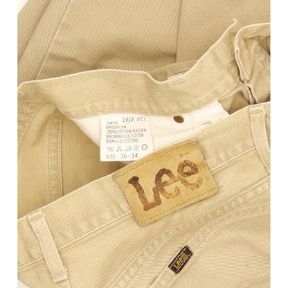 Lee Brooklyn Men Beige Straight Regular Jeans W36 L31