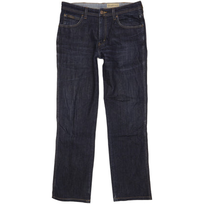 Wrangler Arizona Men Blue Straight Regular Stretch Jeans W34 L31