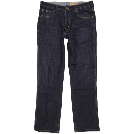 Wrangler Arizona Men Blue Straight Regular Stretch Jeans W34 L31