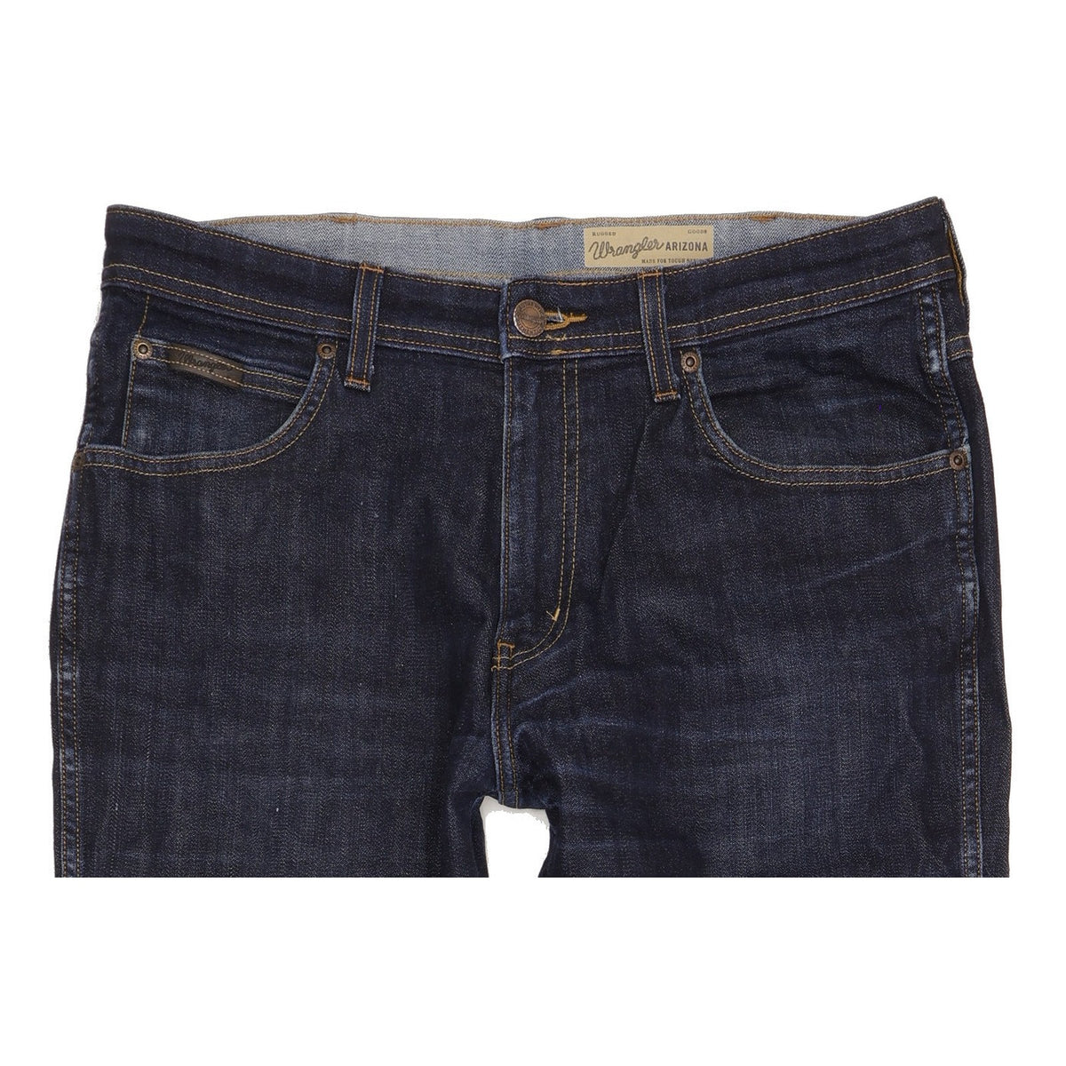 Wrangler Arizona Men Blue Straight Regular Stretch Jeans W34 L31