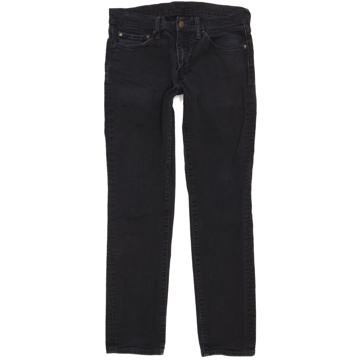 Levi's 511 Men Black Straight Slim Stretch Jeans W32 L31