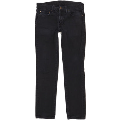 Levi's 511 Men Black Straight Slim Stretch Jeans W32 L31
