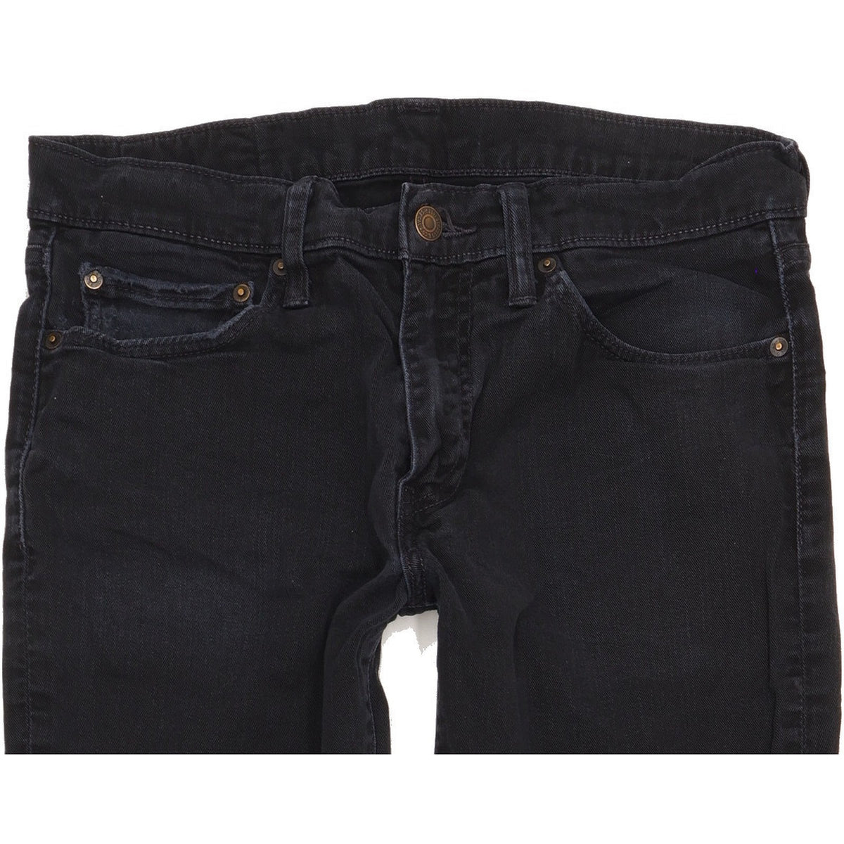 Levi's 511 Men Black Straight Slim Stretch Jeans W32 L31