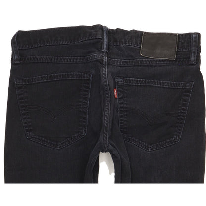Levi's 511 Men Black Straight Slim Stretch Jeans W32 L31