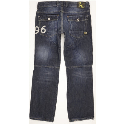 G-Star Radar Men Blue Straight Loose Jeans W33 L30
