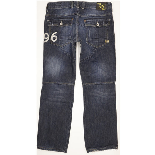 G-Star Radar Men Blue Straight Loose Jeans W33 L30