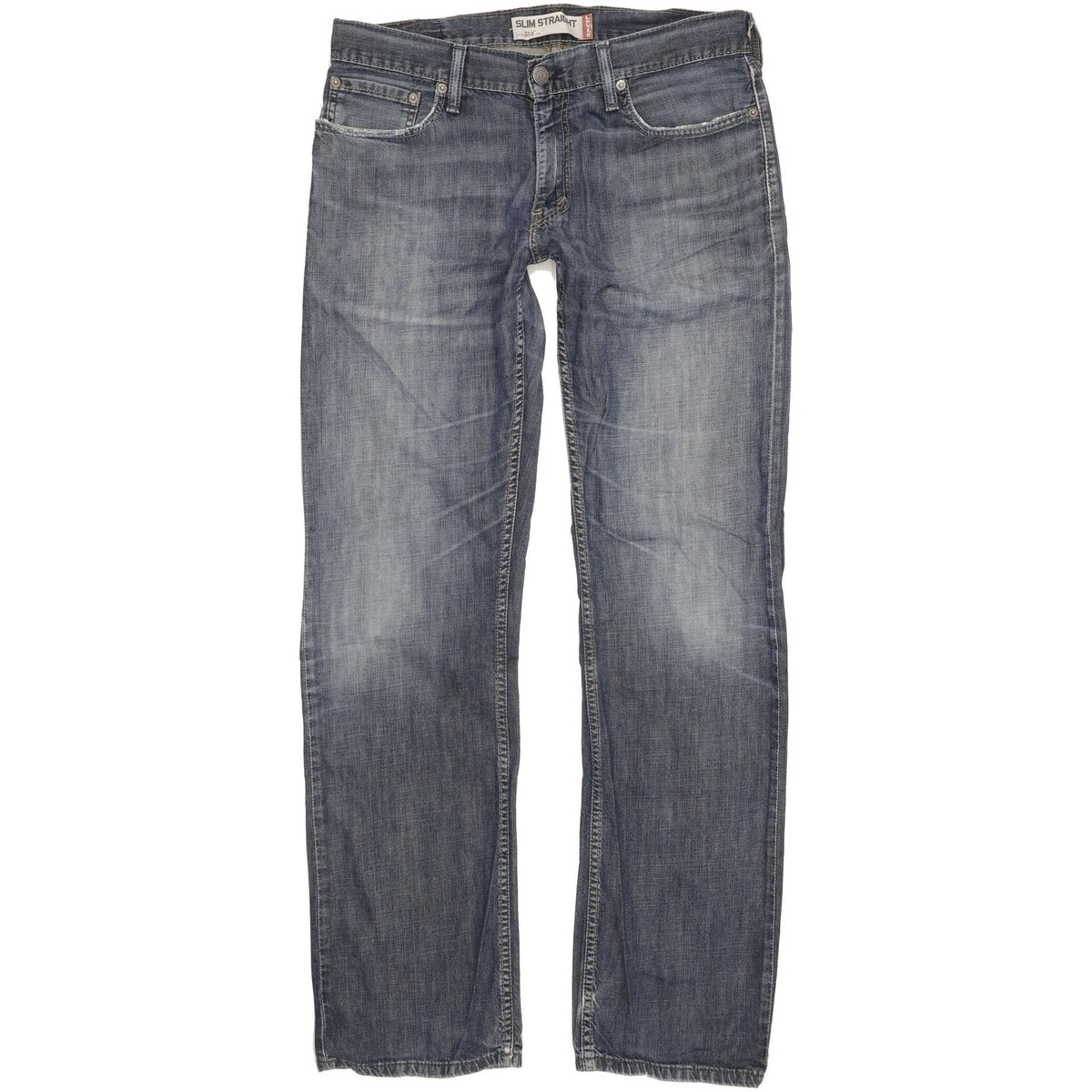 Levi's 514 Men Blue Straight Slim Jeans W34 L34