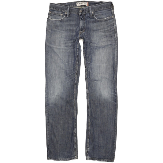 Levi's 514 Men Blue Straight Slim Jeans W34 L34