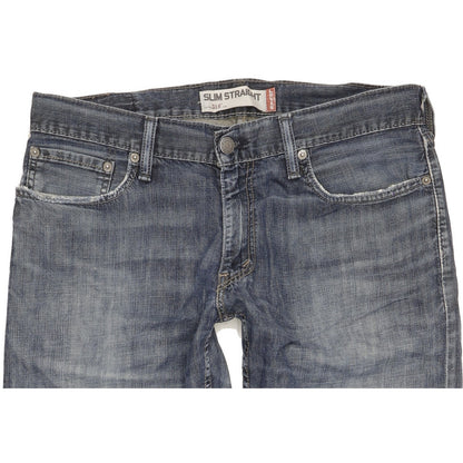 Levi's 514 Men Blue Straight Slim Jeans W34 L34