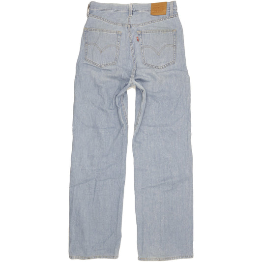 Levi's Blue Wide-Leg Loose Stretch Jeans High Waisted W28 L32