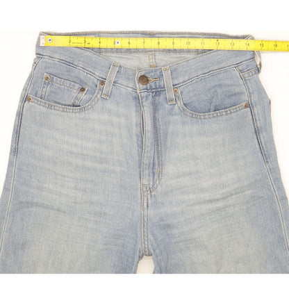 Levi's Blue Wide-Leg Loose Stretch Jeans High Waisted W28 L32