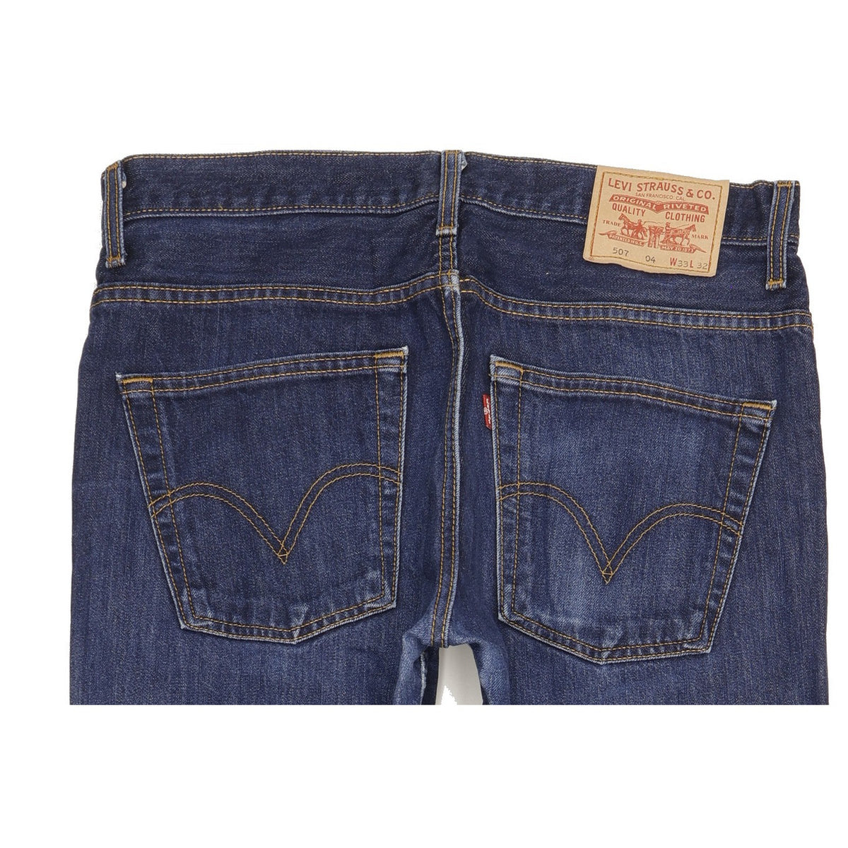 Levi's 507 Men Blue Bootcut Regular Jeans W33 L29